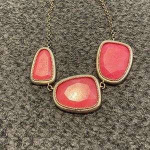 Pinkish Coral Kendra Scott necklace